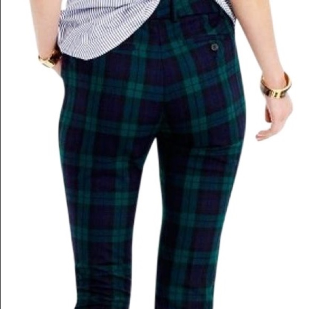 Brand new never work Plaid J. Crew Capris
